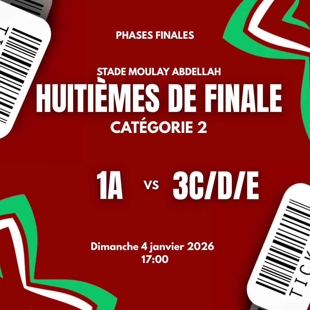 Billet CAN – Huitièmes de Finale | Catégorie 2